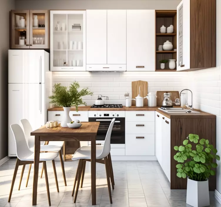 Autocolante para móveis cor branca - TenStickers