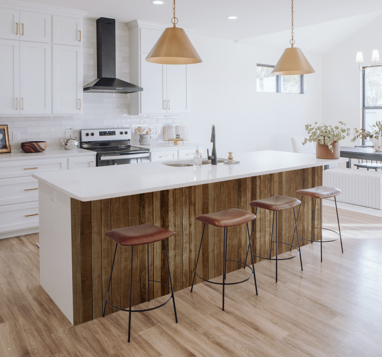 Autocolante para móveis listões de madeira - TenStickers