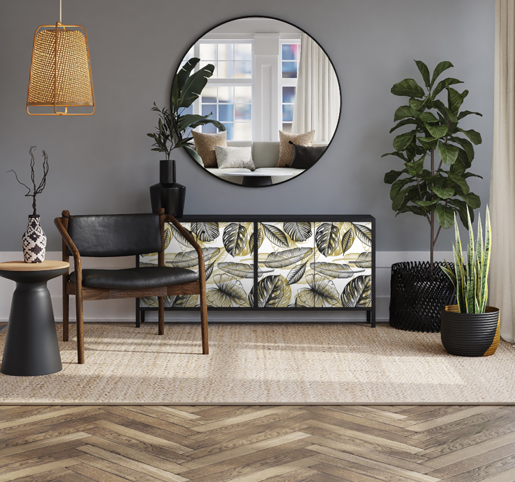 Autocolante para móveis plantas tropicais elegantes - TenStickers