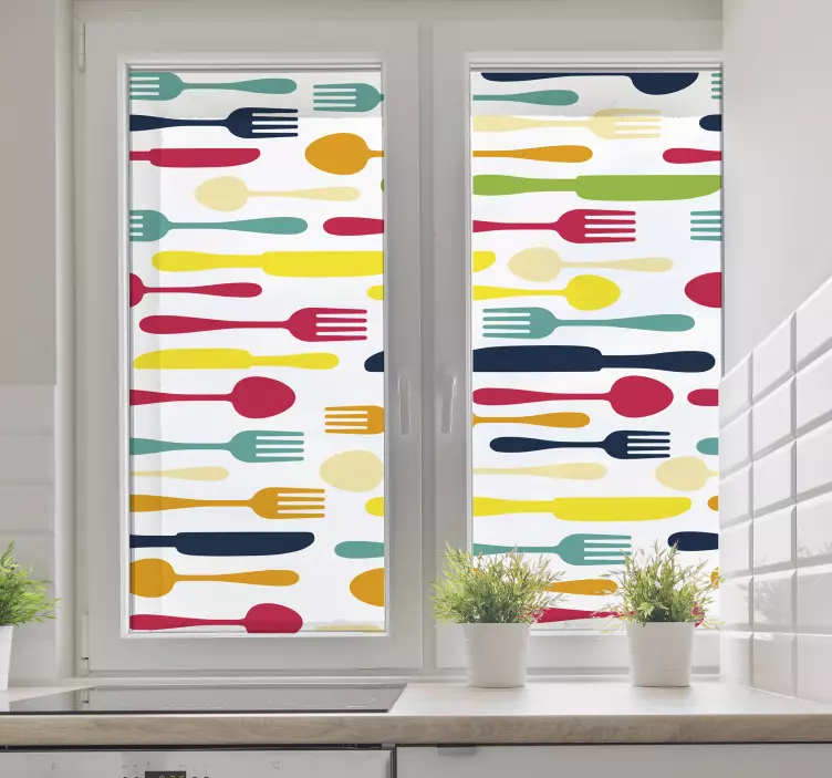 Peliculas de vinil  talheres de cozinha - TenStickers