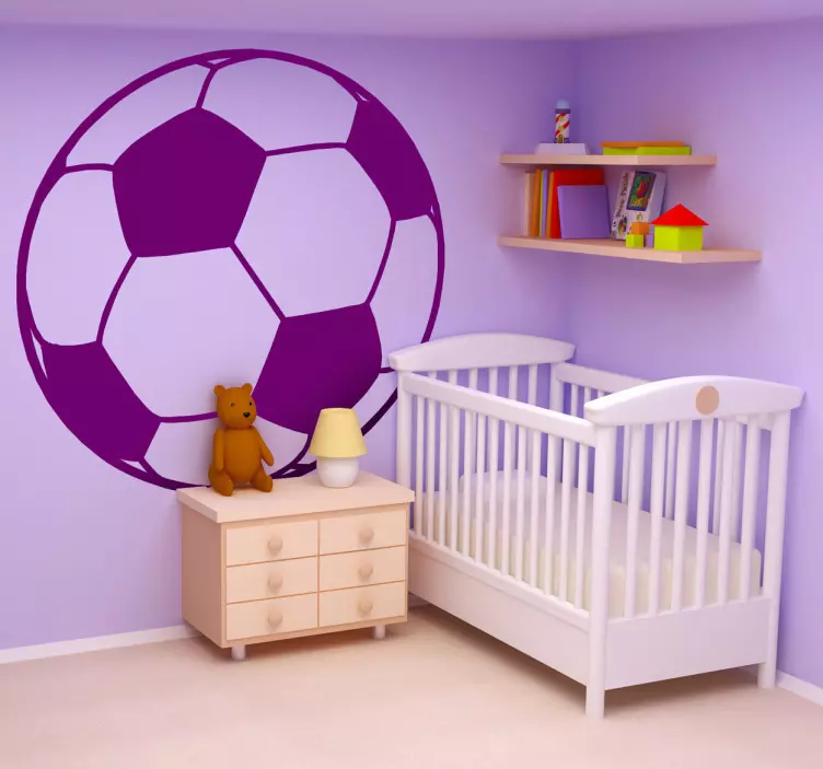 Vinil decorativo infantil bola futebol - TenStickers