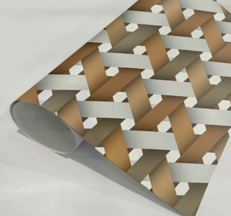 Autocolante para móveis madeira Branca Escandinava - TenStickers