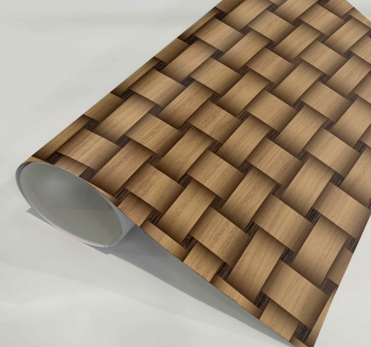 Autocolante para móveis madeira entrelaça - TenStickers