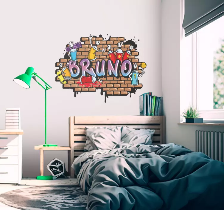 Vinil decorativo urbano "Viva a liberdade""Viva a Liberdade!" - TenStickers