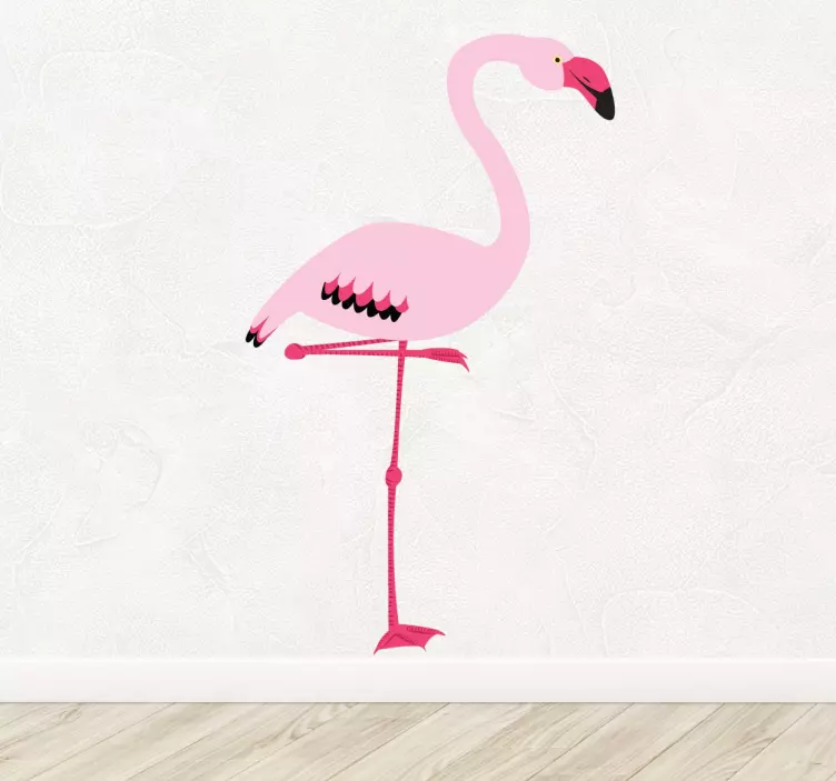 Vinil decorativo flamingo rosa - TenStickers