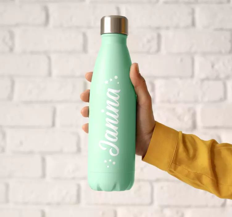 Autocolante personalizado para Garrafa de água - TenStickers