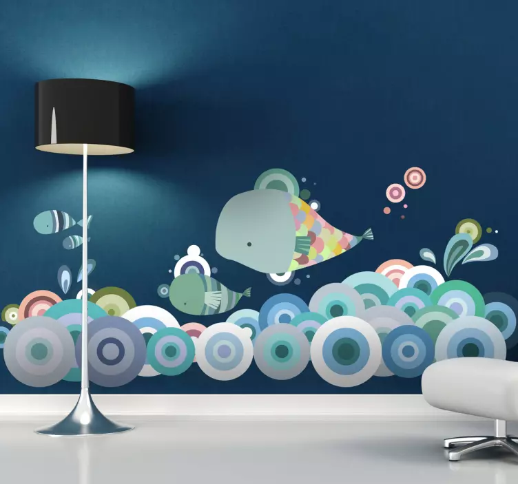 Autocolante infantil Vida Marinha - TenStickers