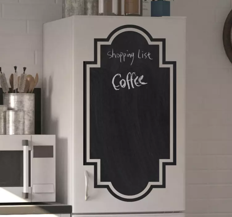 Autocolante de quadro-negro para eletrodomésticos ornamento  - TenStickers