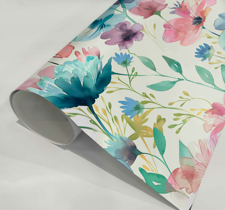 Adesivo flor flores silvestres no verão - TenStickers