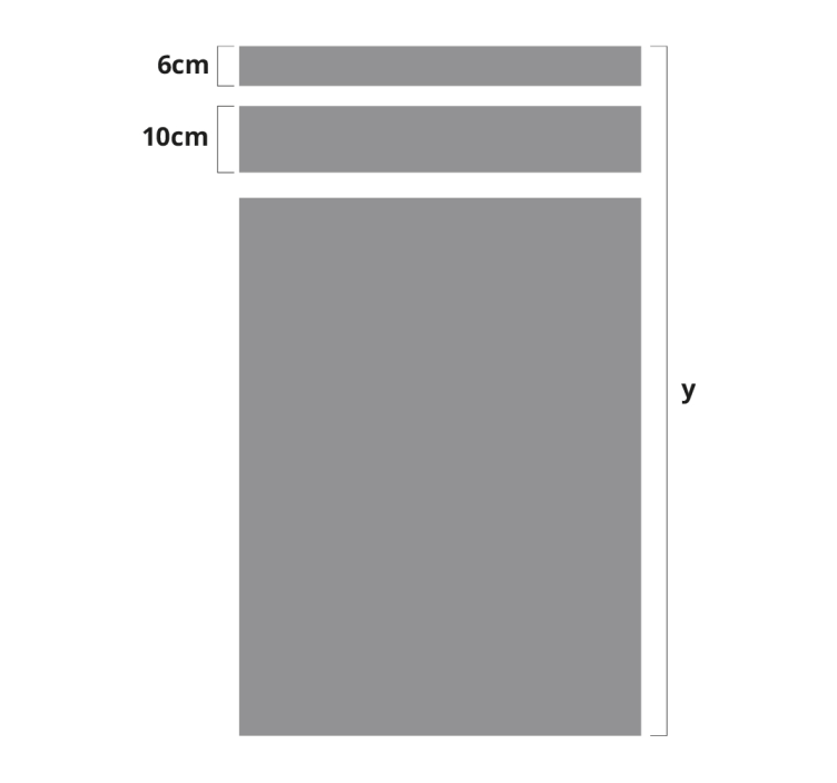 Autocolante com padrões lineares Linhas para porta - TenStickers