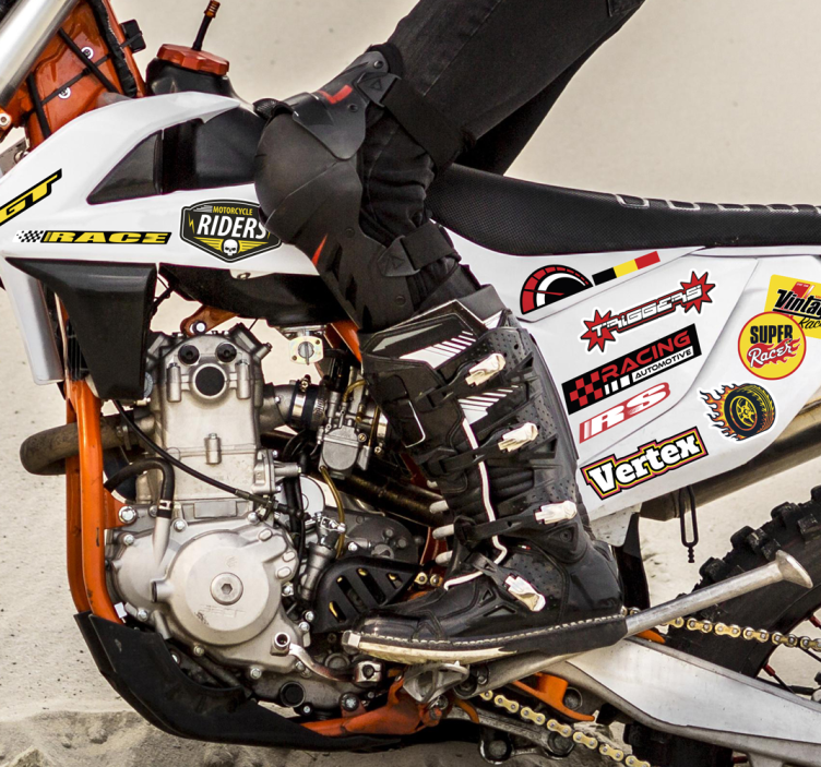 Adesivo para motas pacote de bombas individuais - TenStickers