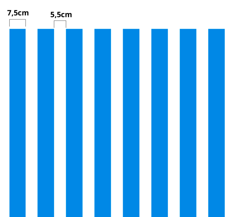 Autocolante para móveis de linhas cinzentas - TenStickers