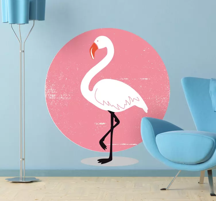 Adeisvo flamingo ao sol - TenStickers