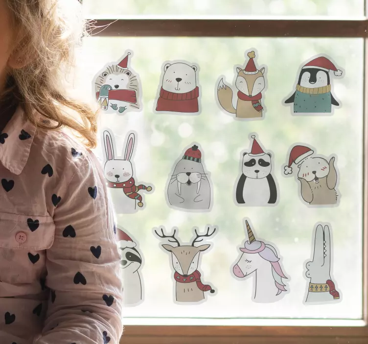 Adesivo animal esculturas de criaturas encantadoras - TenStickers