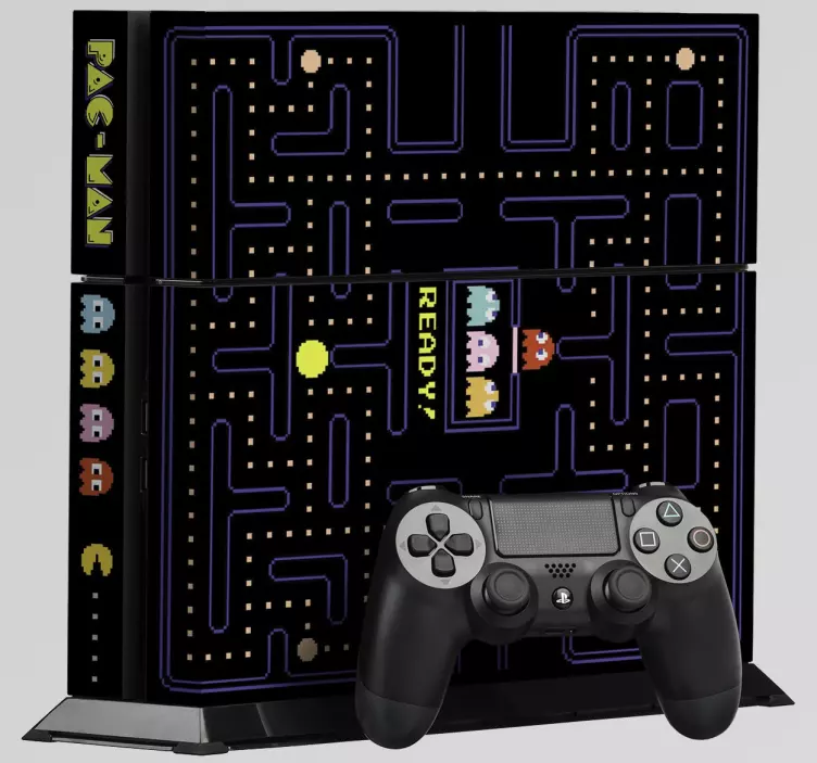 Adesivo Autocolante PS4 PacMan - TenStickers