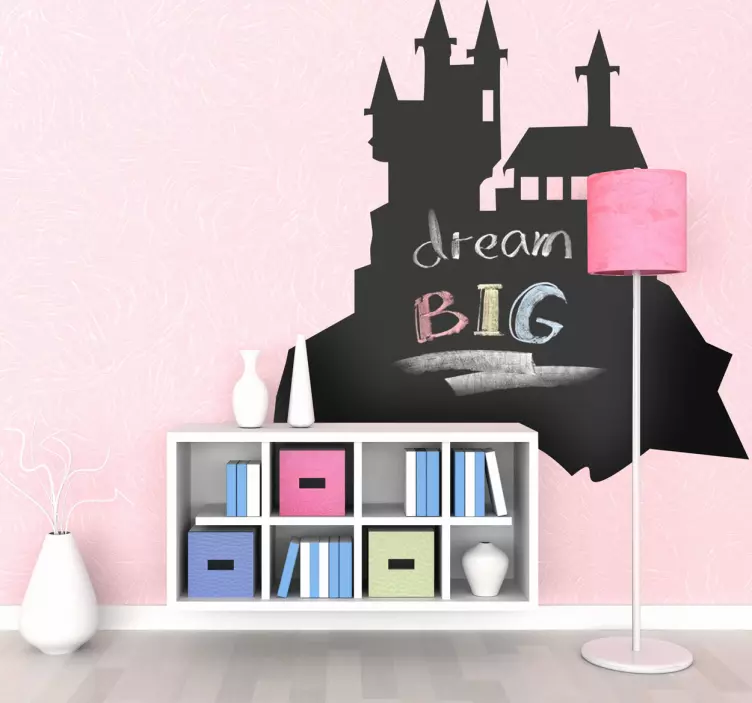 Adesivo de ardósia castelo do terror - TenStickers