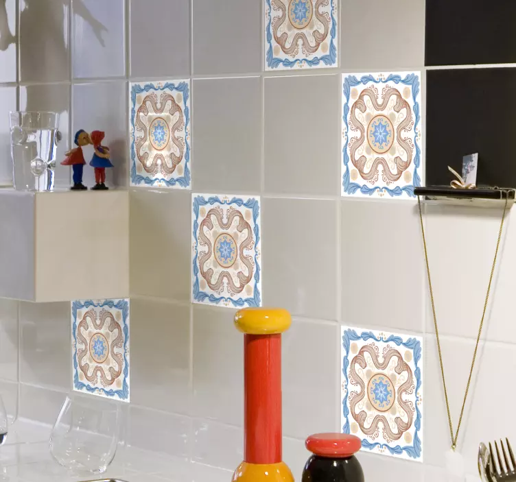 Adesivo de azulejo português - TenStickers
