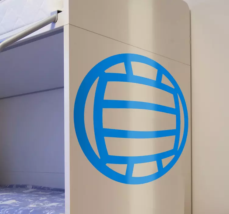 Adesivo de bola de voleibol - TenStickers