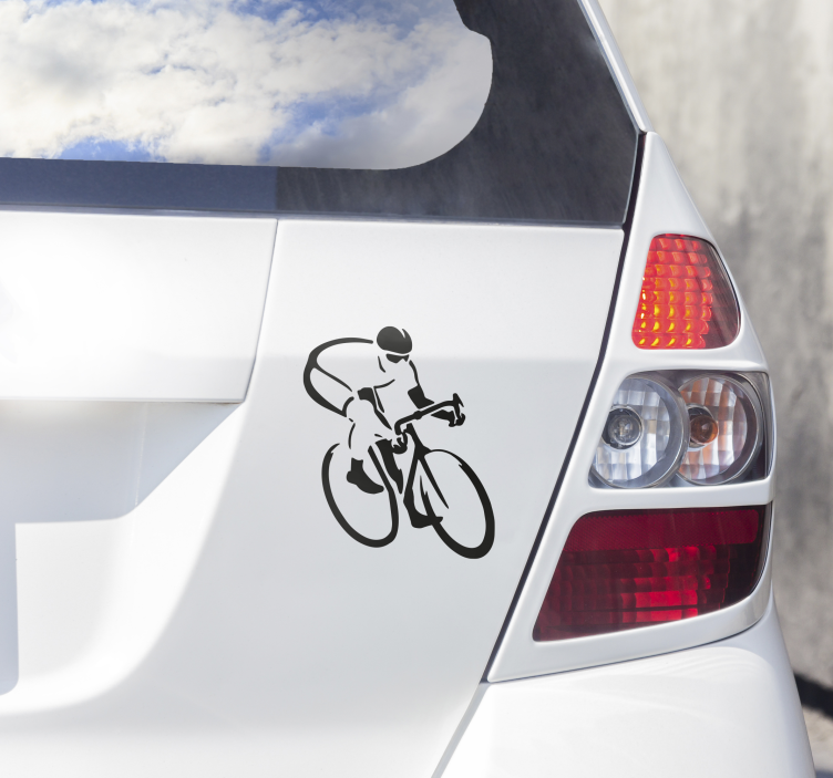 Adesivo de ciclismo bicicleta de estrada para carro - TenStickers