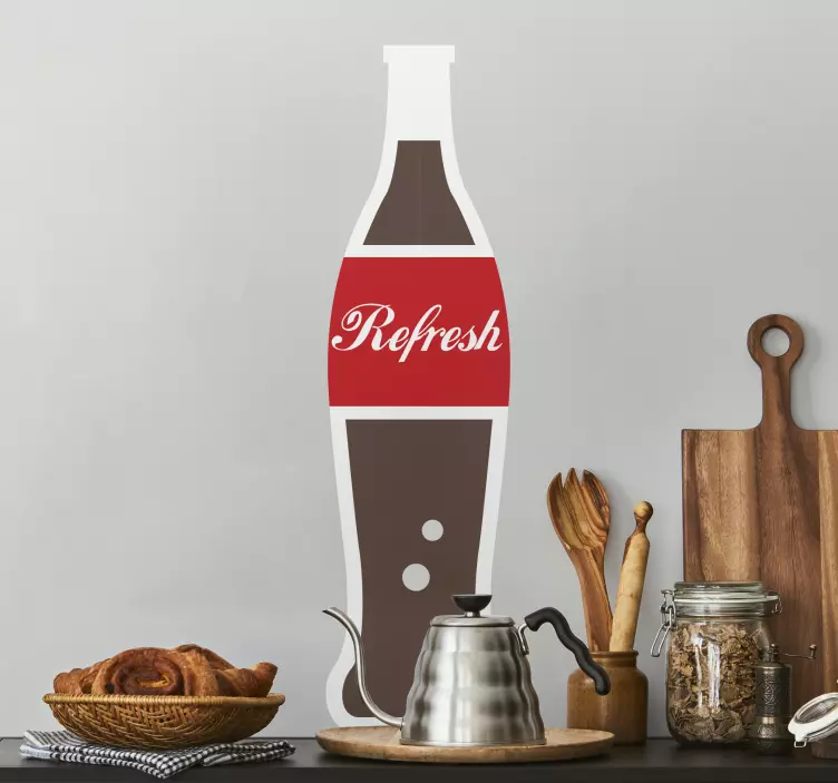  Adesivo de cozinha refrigerante - TenStickers