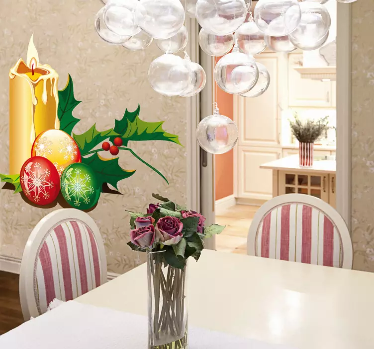 Adesivo de enfeites de natal - TenStickers