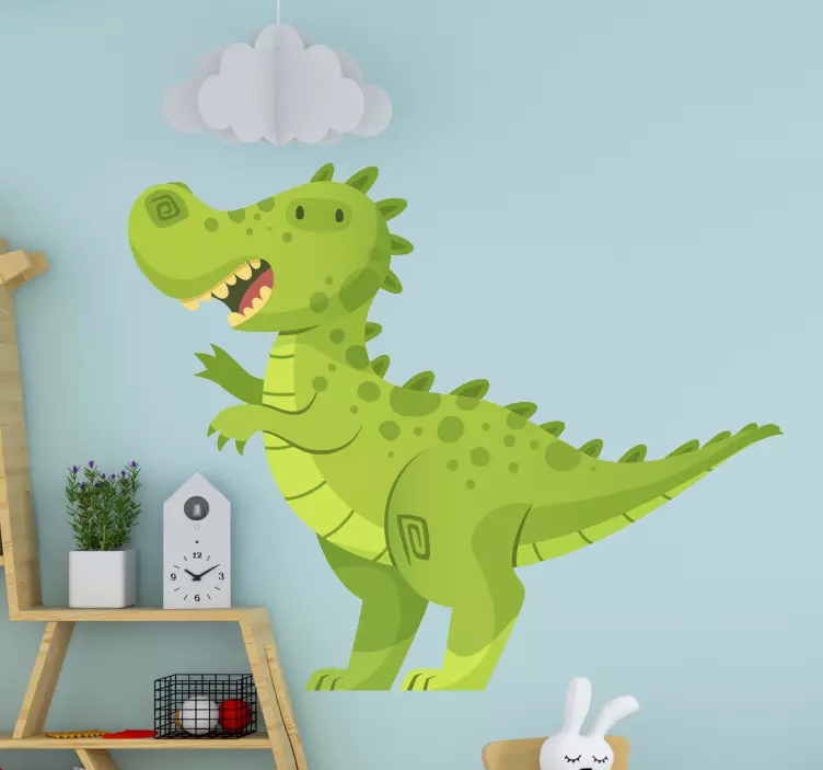 Adesivo de figura de dinossauro em cartoon - TenStickers