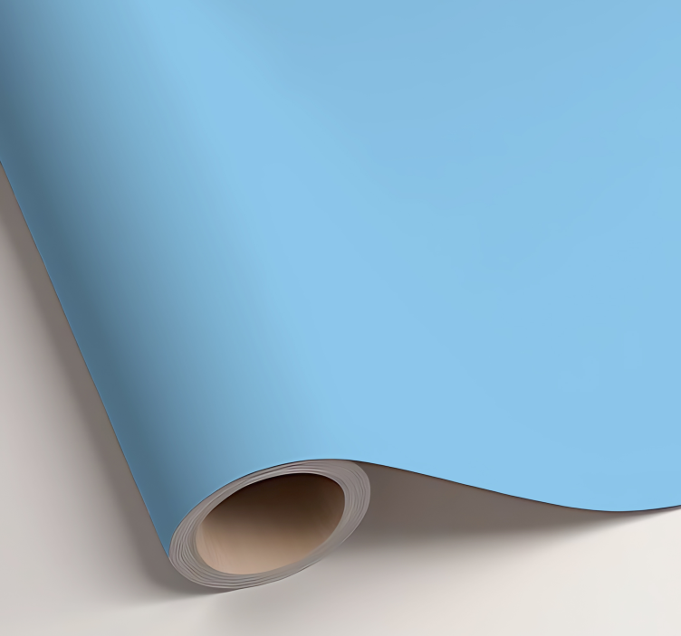 Adesivo de folha monocolor azul celeste fosco - TenStickers