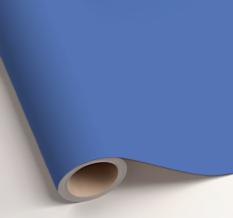 Adesivo de folha monocolor azul fosco - TenStickers