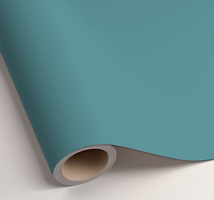 Adesivo de folha monocolor turquesa escuro fosco - TenStickers