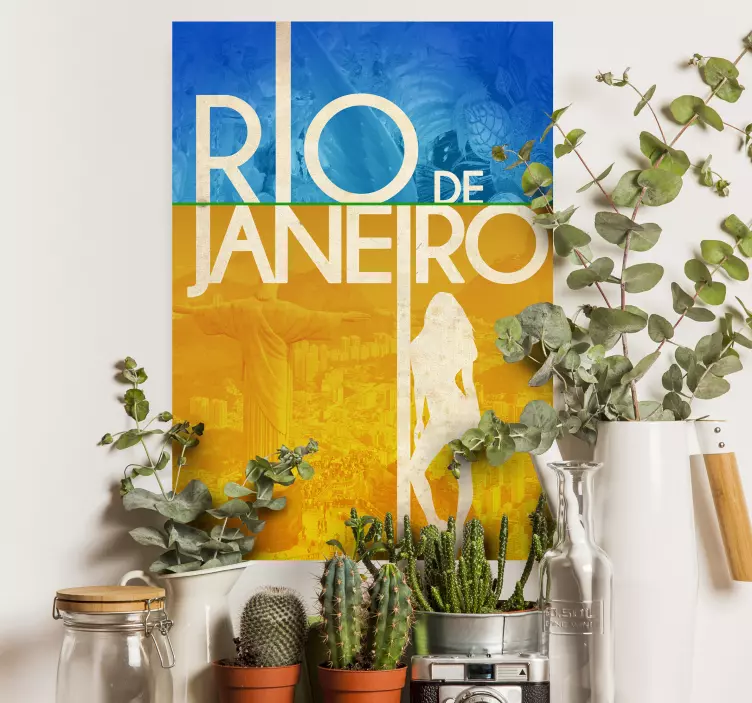 Adesivo de parede Rio de Janeiro - TenStickers