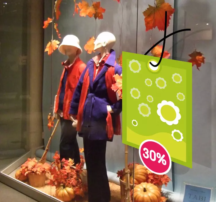 Adesivo de promoção de venda personalizável - TenStickers