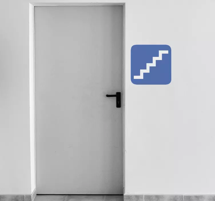 Adesivo de sinal de escada - TenStickers