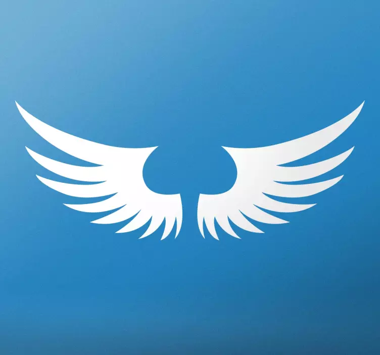 Adesivo decorativo asas de anjo - TenStickers