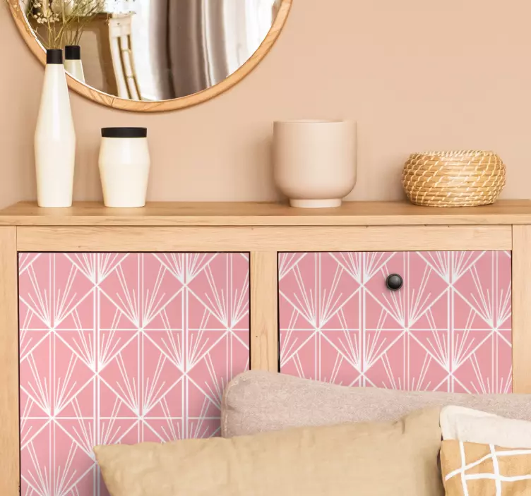 Adesivo decorativo conceito de arranjo geométrico - TenStickers