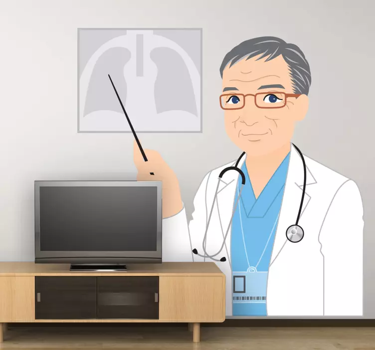 Adesivo decorativo de medicina médico raio x - TenStickers