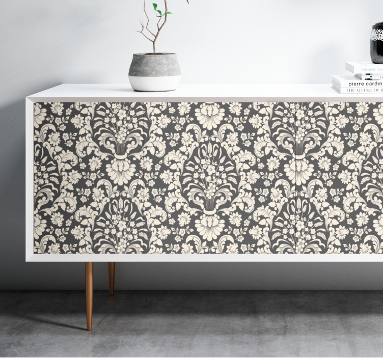 Adesivo decorativo inspiração botânica elegante - TenStickers
