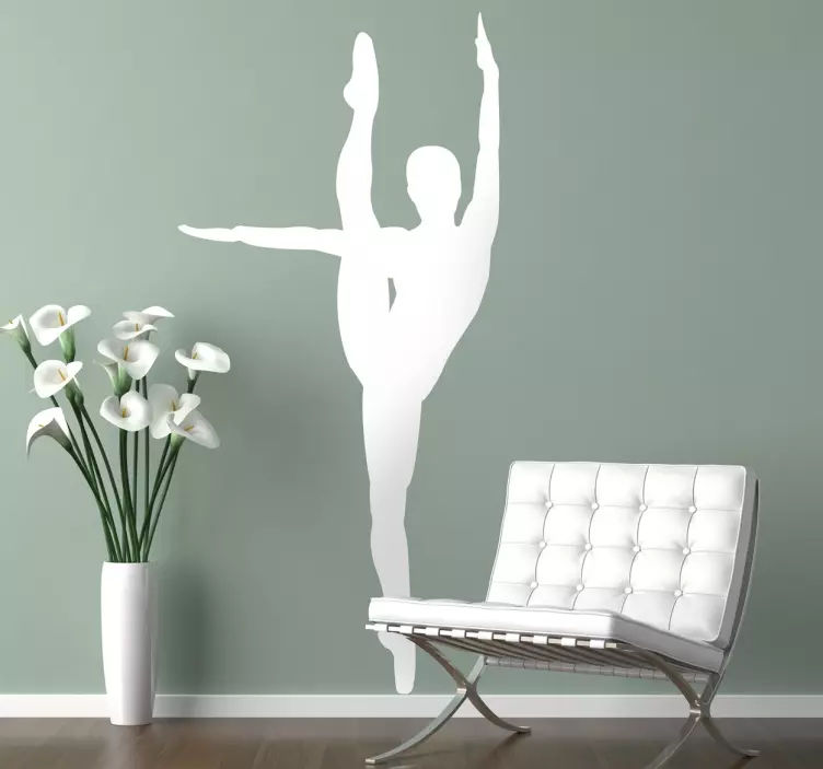 Adesivo decorativo perfil dançarina - TenStickers