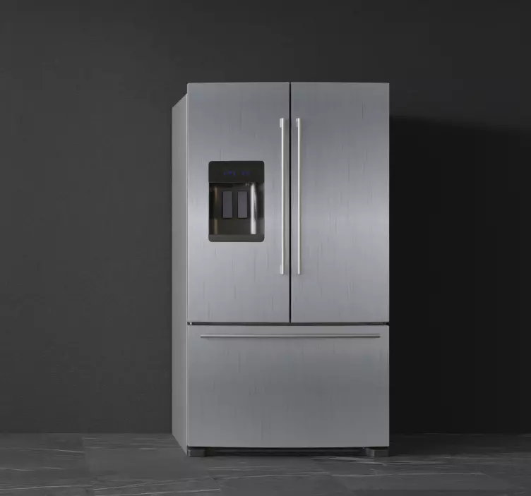 Autocolante para frigorífico vinil Frigorífico de Aço - TenStickers