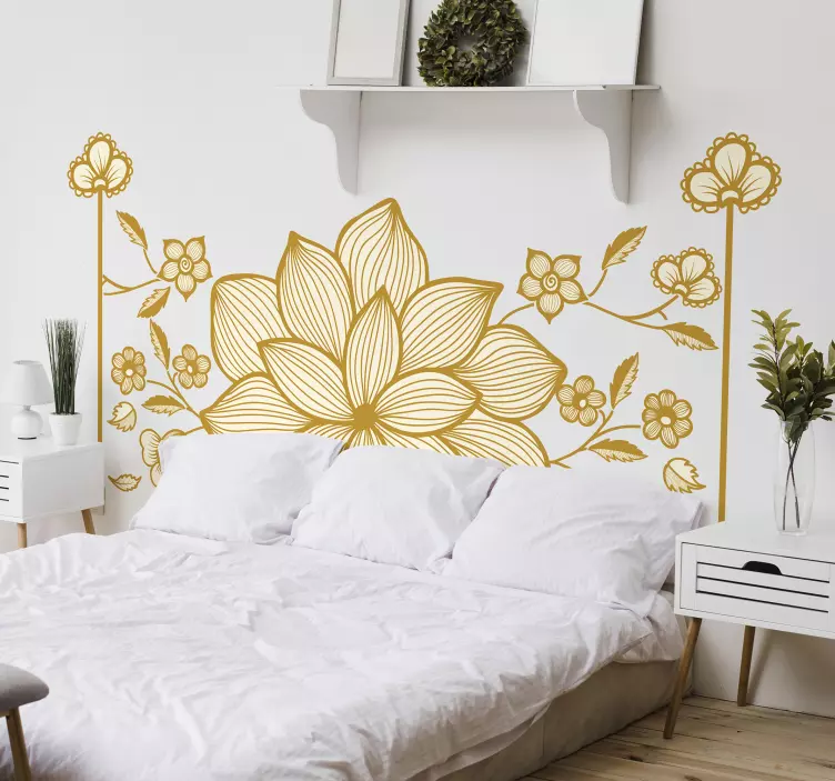 Adesivo flor inspiração floral para artesanato - TenStickers