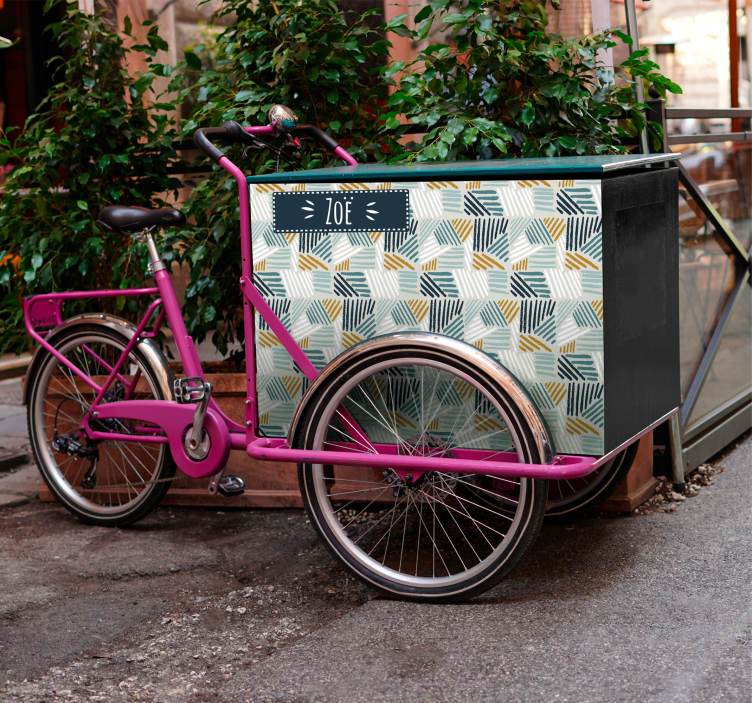 Autocolante animal arranjo de estilo geométrico - TenStickers