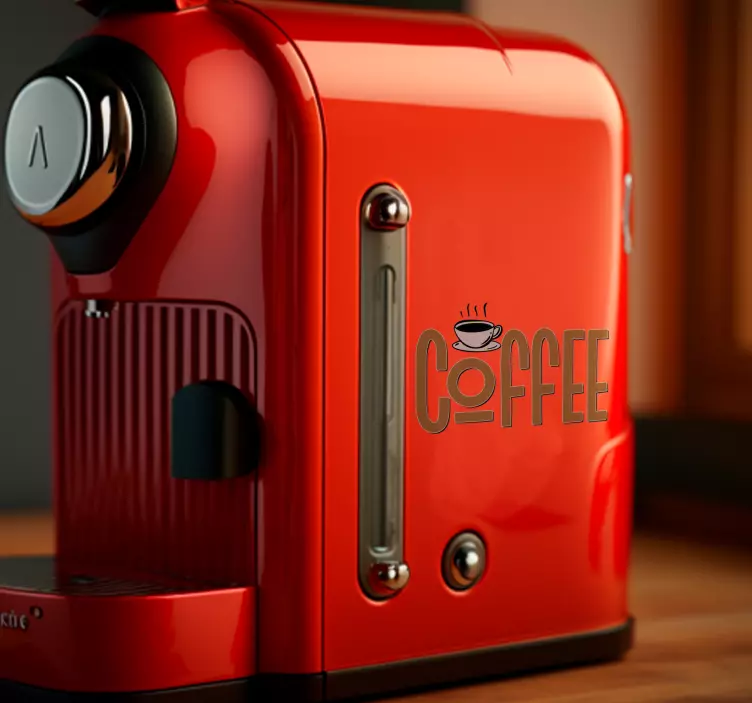 Autocolante animal café vintage - TenStickers