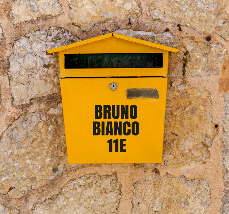 Adesivo caixa de correio cartas de caixa de correio de 1 polegada - TenStickers