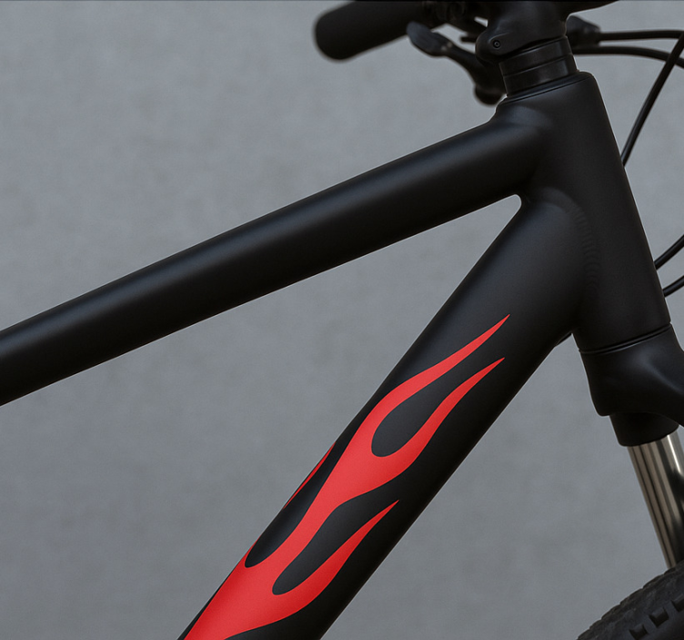 Autocolante animal conjunto de chamas vermelhas - TenStickers