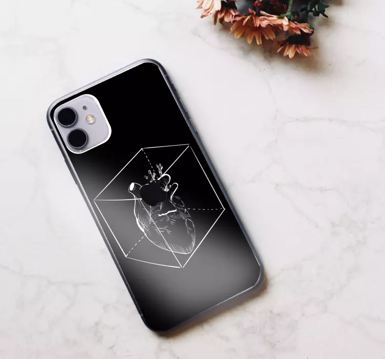 Autocolante animal coração na caixa - TenStickers