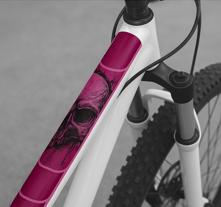 Autocolante animal esboço de caveira grunge - TenStickers