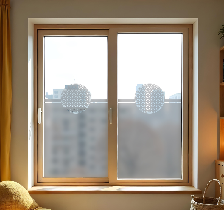 Autocolante animal mandala flor da vida - TenStickers