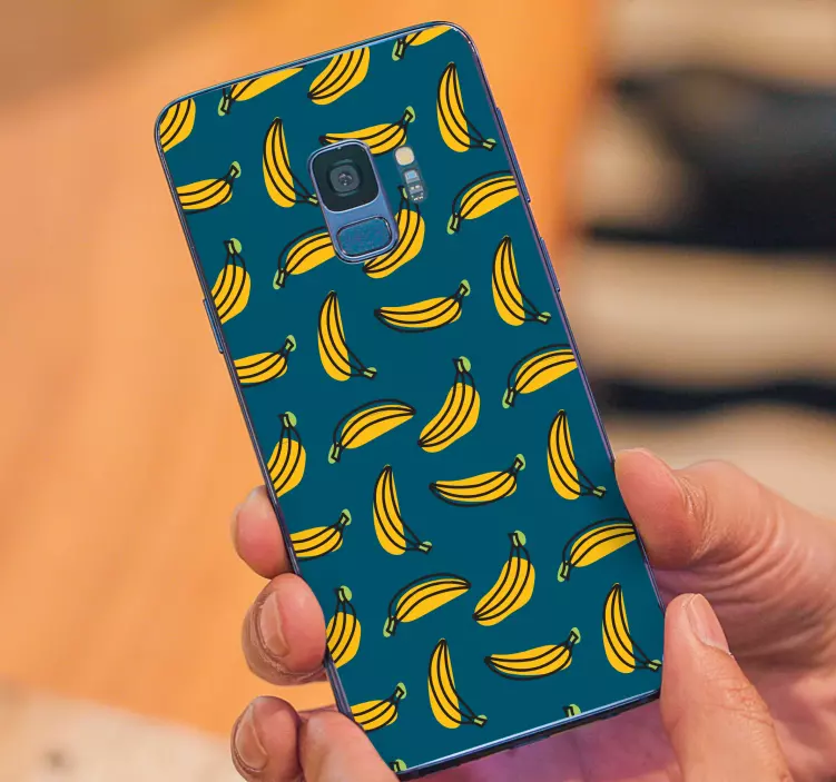 Adesivo para Samsung padrão banana amarela - TenStickers