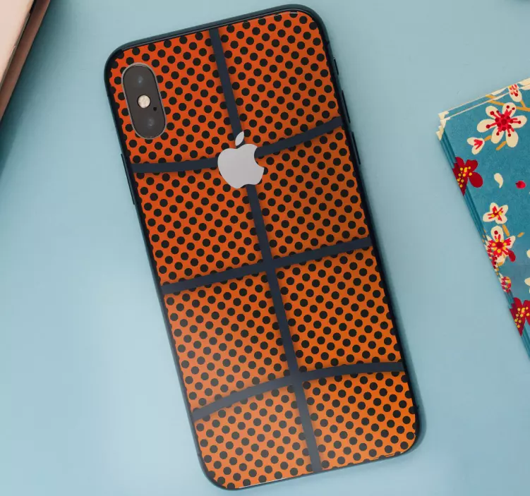 Autocolante animal padrão de basquete - TenStickers