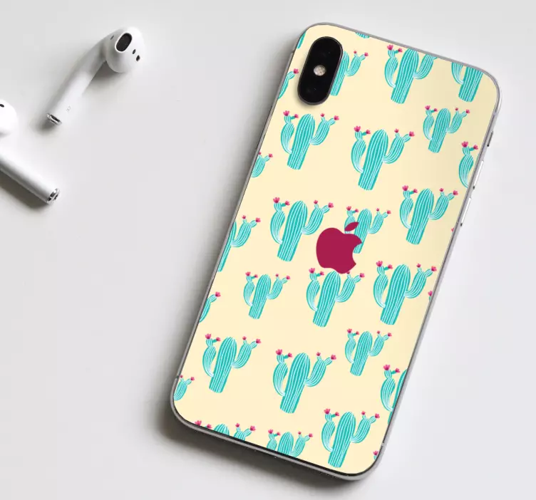 Autocolante animal padrão de cacto - TenStickers