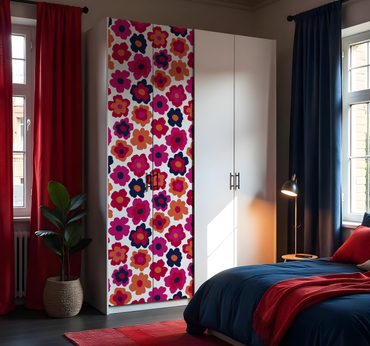 Autocolante animal papoula vermelha - TenStickers